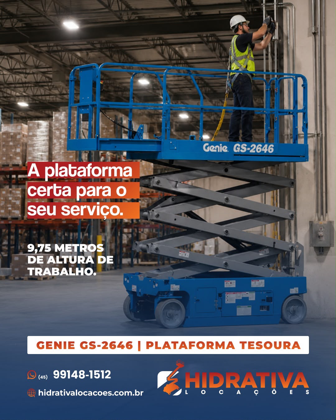 Precisão, alcance e produtividade 